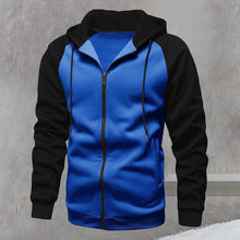 Load image into Gallery viewer, Color Contrast Cardigan Hoodie