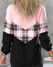 Load image into Gallery viewer, Ljusrosa tröja med stativkrage och dragkedja