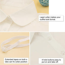 Load image into Gallery viewer, Detachable Fake Blouse Collar & Half Shirts