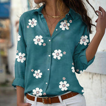 Load image into Gallery viewer, Floral Lapel Shirt