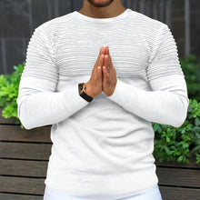 Load image into Gallery viewer, Pleated Solid Colour Stretch-slim Sports Sweater