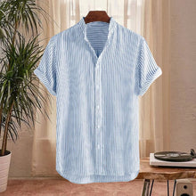 Load image into Gallery viewer, Casual Men's Striped Shirt