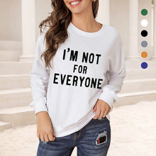 Load image into Gallery viewer, Loose Crew Neck Long Sleeve T-Shirt
