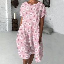 Load image into Gallery viewer, Sunflower Short Sleeve Dress