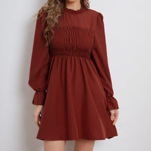 Load image into Gallery viewer, Burgundy Waist Dress