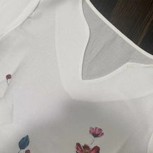 Load image into Gallery viewer, Floral Print Mid-Length V-Neck Dress