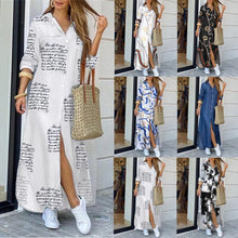 Load image into Gallery viewer, Fashionable Sexy Shirt Dress For Ladies