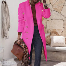 Load image into Gallery viewer, Double Breasted Wool Coat