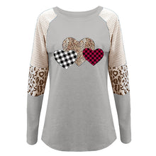 Load image into Gallery viewer, Long Sleeve Paneled Casual Crewneck T-Shirt