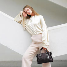 Load image into Gallery viewer, Boston leather handbag for women