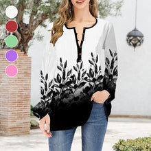 Load image into Gallery viewer, Open Collar Ruffle Sleeve Oversized T-Shirt