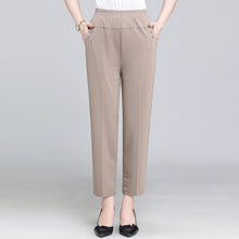 Load image into Gallery viewer, High Waist Cropped Trousers