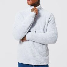 Load image into Gallery viewer, Mens Fuzzy Sherpa Pullover Long Sleeve Fleece Sweatshirts
