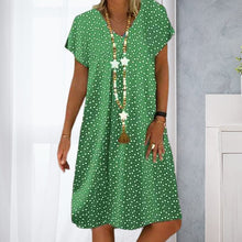 Load image into Gallery viewer, V-neck Printed Dress