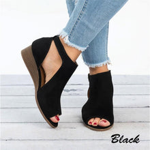 Load image into Gallery viewer, Peep Toe Chic Sandals