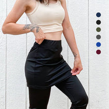 Load image into Gallery viewer, Fake Two-Piece Yoga Culottes
