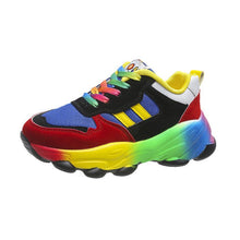 Load image into Gallery viewer, Hip Hop Street Sports Rainbow Sneakers