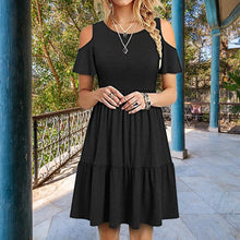 Load image into Gallery viewer, Short Sleeve Off Shoulder Dress