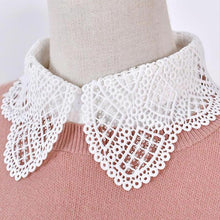 Load image into Gallery viewer, Lady Shirt False Lace Collar