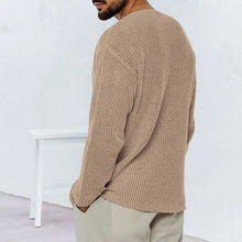 Load image into Gallery viewer, Men's V-neck Long-sleeve Sweater