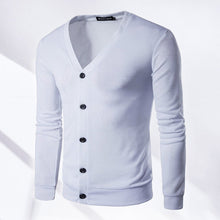 Load image into Gallery viewer, V-Neck Button-Up Cardigan Sweater