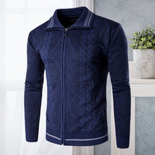 Load image into Gallery viewer, Lapel Zip Cardigan
