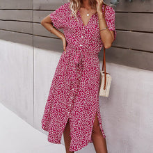 Load image into Gallery viewer, Casual Lace-up Dress