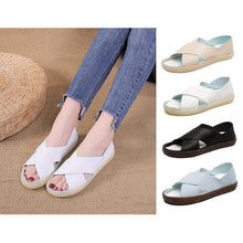 Load image into Gallery viewer, Women's soft bottom shoes in solid color