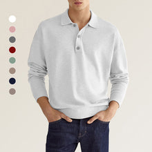 Load image into Gallery viewer, Men's Casual Loose Lapel Long Sleeve Polo Shirt