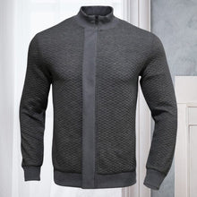 Load image into Gallery viewer, Solid Zip Stand Collar Jacket