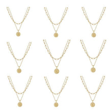 Load image into Gallery viewer, Gold Initial Necklaces for Women