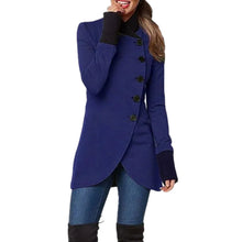 Load image into Gallery viewer, Slant-open Wind-blocking Button Jacket