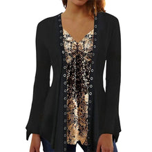 Load image into Gallery viewer, Long Sleeve Top with Print