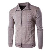 Load image into Gallery viewer, Lapel Zip Cardigan