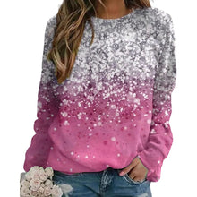 Load image into Gallery viewer, Printed Round Beck Long-sleeved T-shirt