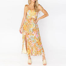 Load image into Gallery viewer, Sling Slit Floral Dress