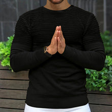 Load image into Gallery viewer, Pleated Solid Colour Stretch-slim Sports Sweater