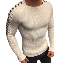Load image into Gallery viewer, Long-sleeved Crewneck Knitted Sweater