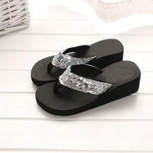 Load image into Gallery viewer, The Latest Summer Sequin Women's 2018 Non-slip Sandals Slipper Flip Flops for Indoor Outdoor