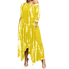 Load image into Gallery viewer, Irregular Dress withTtie-dye Print
