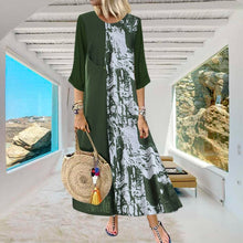 Load image into Gallery viewer, Camouflage 3/4 Sleeve Dress