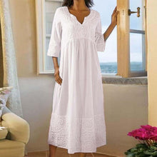 Load image into Gallery viewer, COTTON LINEN SNAP FRONT DUSTER