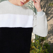 Load image into Gallery viewer, Plush Stand Collar Loose Sweater