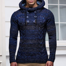 Load image into Gallery viewer, Slim Turtleneck Hooded Thick Sweater