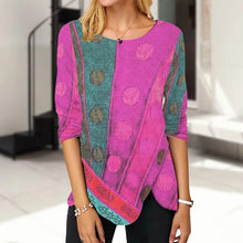 Load image into Gallery viewer, Ethnic Print Long Sleeve T-Shirt
