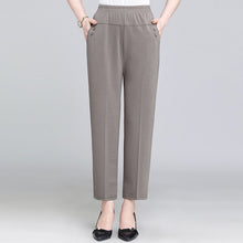 Load image into Gallery viewer, High Waist Cropped Trousers