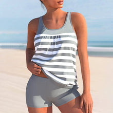 Load image into Gallery viewer, Striped Print Swimsuit