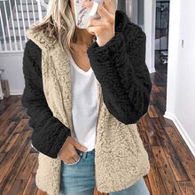 Load image into Gallery viewer, Hooded Plush Autumn Winter Jacket