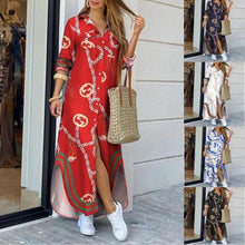 Load image into Gallery viewer, Fashionable Sexy Shirt Dress For Ladies
