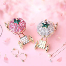 Load image into Gallery viewer, Pumpkin Carriage Rhinestones Jewelry Box